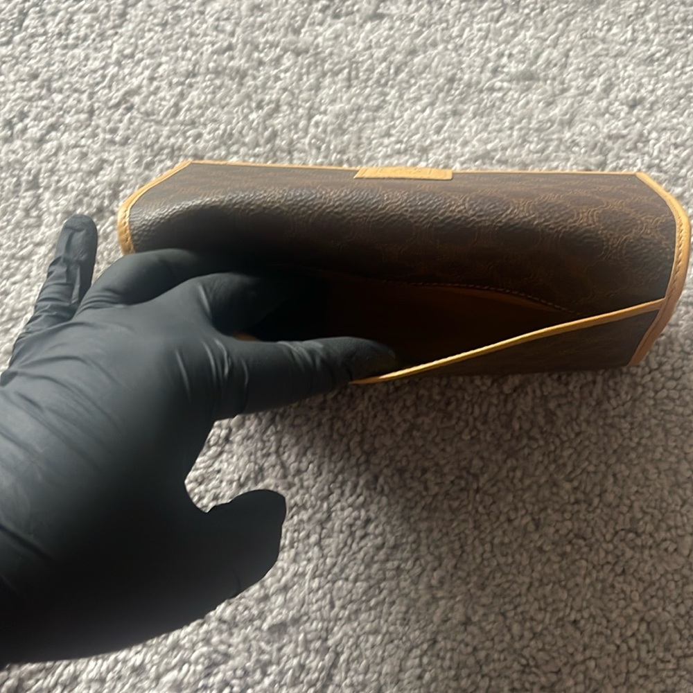 Vintage Celine brown Macadam wallet - Picture 6 of 11